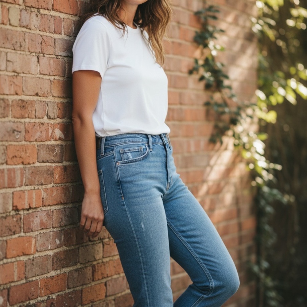 LOFT High-Rise Light Blue Women's Jeans